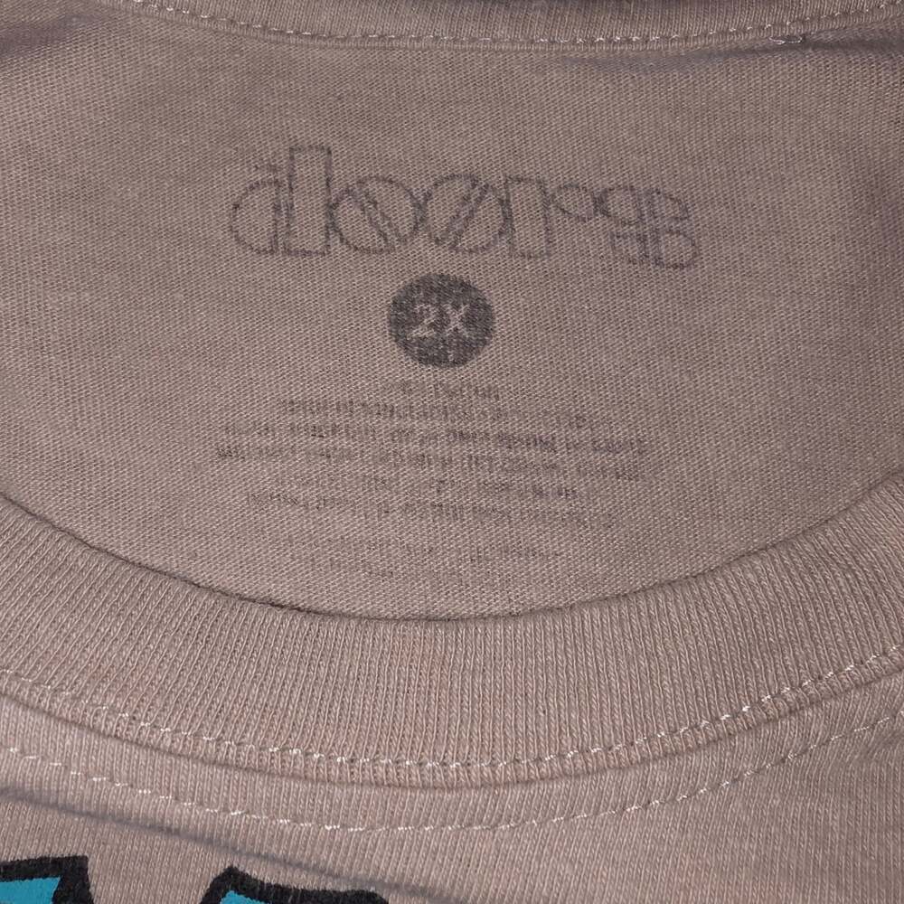 The Doors Jim Morrison Hippie T-shirt Beige Still 2xl - Picture 4 of 4